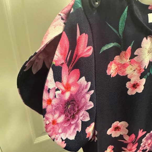 NEXT DIRECT • Kids Floral Jumpsuit - Pink and Navy - Picture 6 of 10